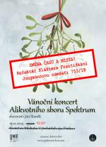 Pozvánka na koncert 19.12.2025