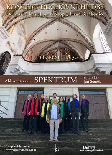 Alikvotní sbor Spektrum - pozvánka na koncert 14.8.2025