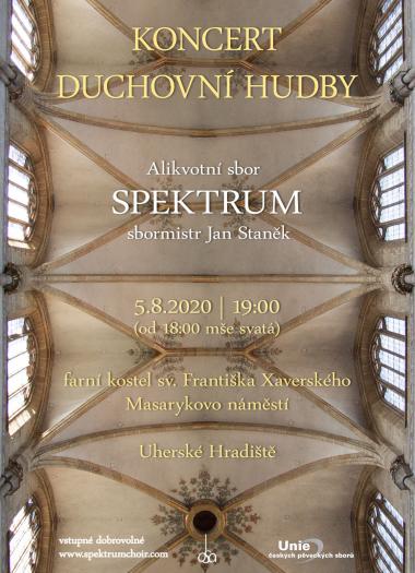 Alikvotní sbor Spektrum - Pozvánka na koncert 5.8.2020
