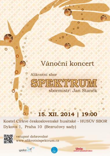 Alikvotní sbor Spektrum - Pozvánka na koncert 15.12.2014