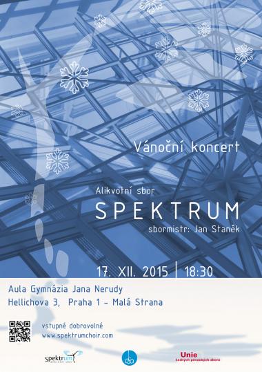 Alikvotní sbor Spektrum - pozvánka na koncert 17.12.2015